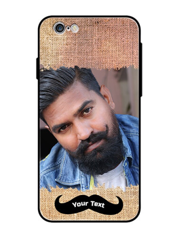 Custom Apple iPhone 6s Personalized Glass Phone Case  - with Texture Design