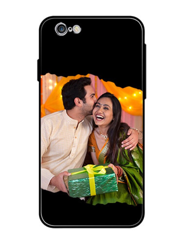 Custom iPhone 6S Custom Glass Phone Case - Tear-off Design