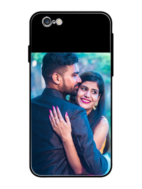 Custom iPhone 6S Custom Glass Phone Case - Upload Full Picture With Custom Color Design