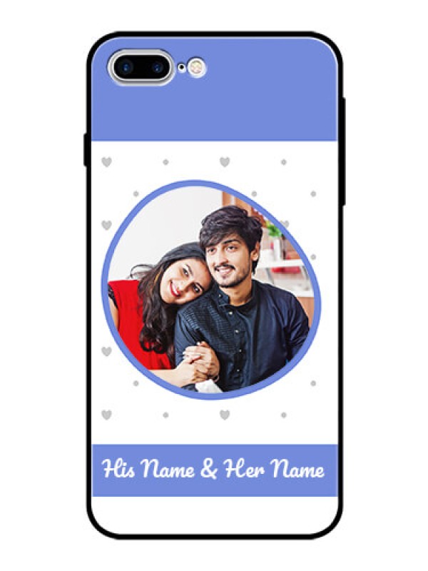 Custom Apple iPhone 7 Plus Photo Printing on Glass Case  - Premium Case Design