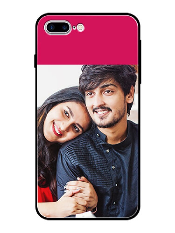 Custom Apple iPhone 7 Plus Custom Glass Mobile Case  - Anniversary Cover Design
