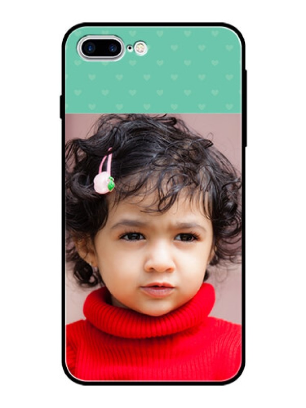 Custom Apple iPhone 7 Plus Custom Glass Phone Case  - Lovers Picture Design