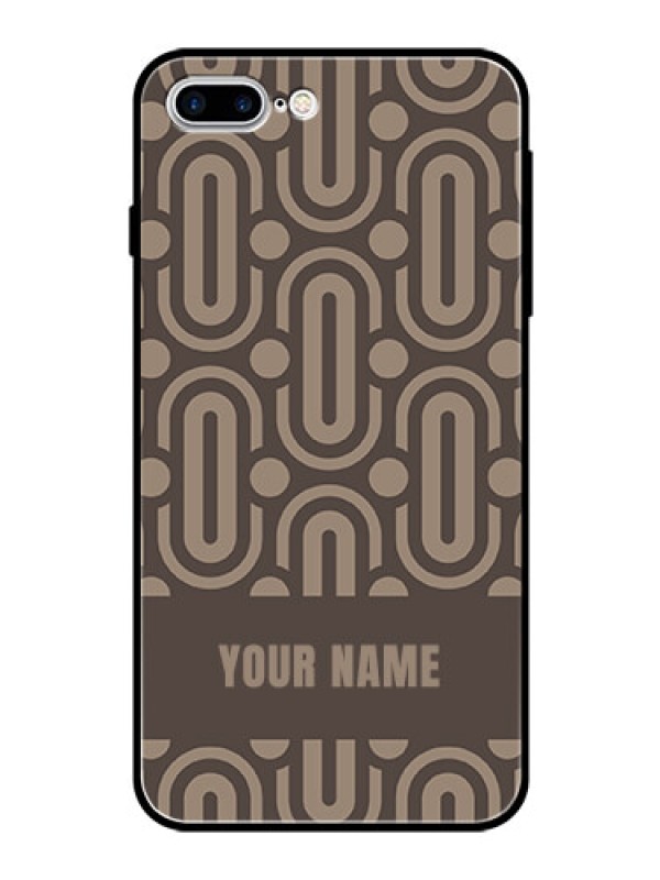 Custom iPhone 8 Plus Custom Glass Phone Case - Captivating Zero Pattern Design