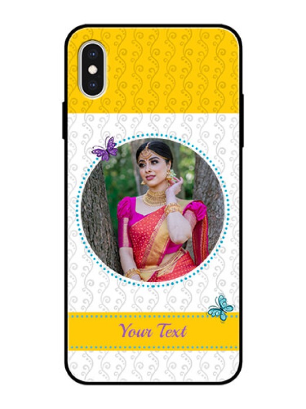 Custom Apple iPhone XS Max Custom Glass Mobile Case  - Girls Premium Case Design
