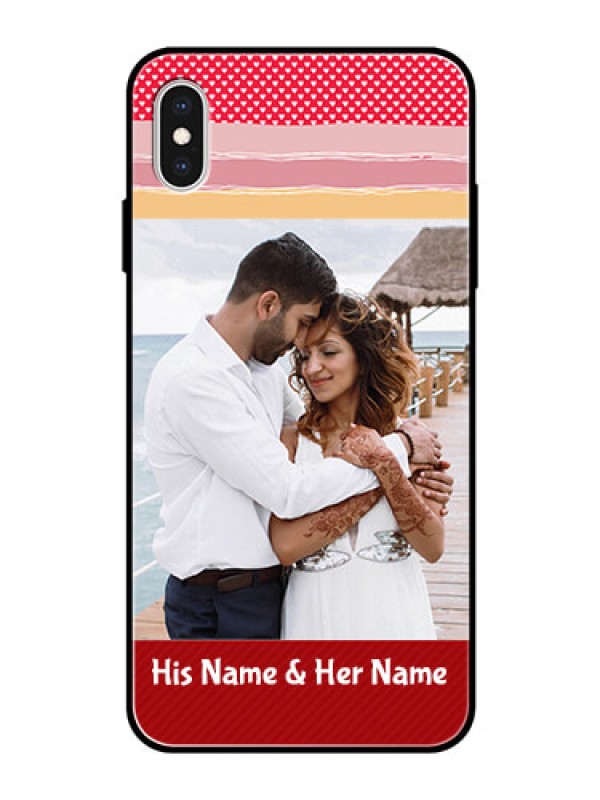 Custom Apple iPhone XS Max Custom Glass Mobile Case  - Premium Case Design