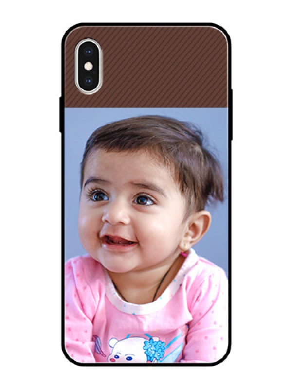 Custom Apple iPhone XS Max Custom Glass Mobile Case  - Elegant Case Design