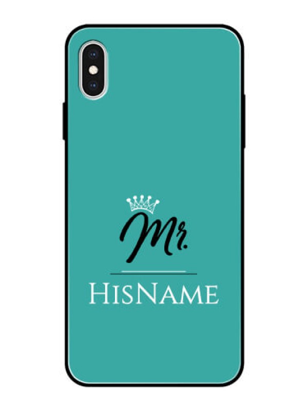 Custom Iphone Xs Max Custom Glass Phone Case Mr with Name