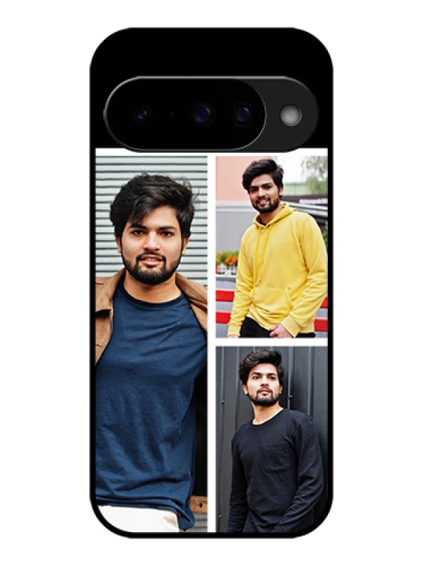 Custom Google Pixel 10 5G Custom Glass Phone Case - Upload Multiple Picture Design