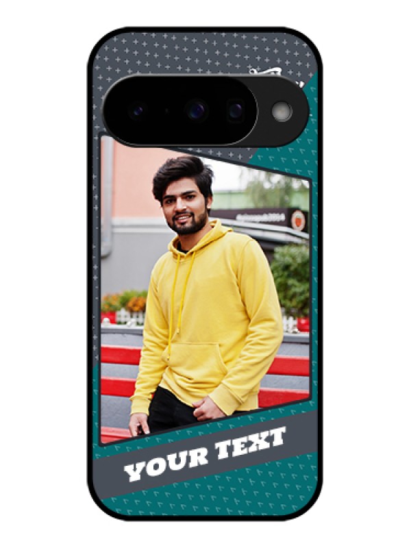 Custom Google Pixel 10 5G Custom Glass Phone Case - Background Pattern Design With Quote