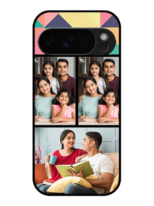 Custom Google Pixel 10 Pro 5G Custom Glass Phone Case - Bulk Pic Upload Design