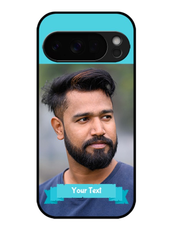 Custom Google Pixel 10 Pro 5G Custom Glass Phone Case - Blue Color Design