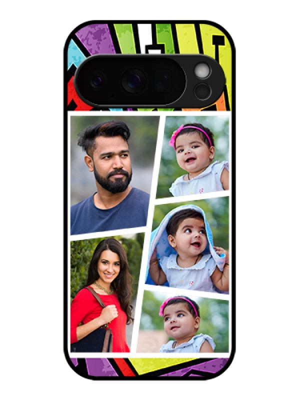 Custom Google Pixel 10 Pro 5G Custom Glass Phone Case - Graffiti Pattern Design