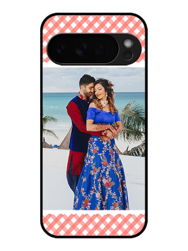 Custom Google Pixel 10 Pro Xl 5G Custom Glass Phone Case - Pink Pattern Design