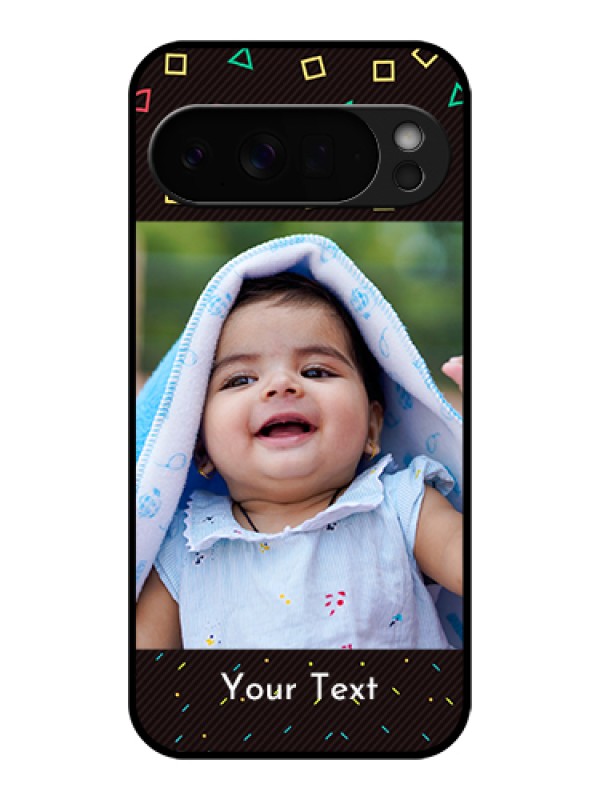 Custom Google Pixel 10 Pro Xl 5G Custom Glass Phone Case - With Confetti Birthday Design
