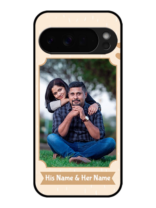Custom Google Pixel 10 Pro Xl 5G Custom Glass Phone Case - With Confetti Love Design