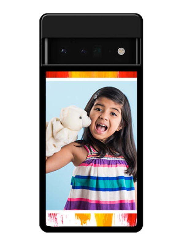 Custom Google Pixel 6 Pro 5G Custom Glass Phone Case - Multi Color Design