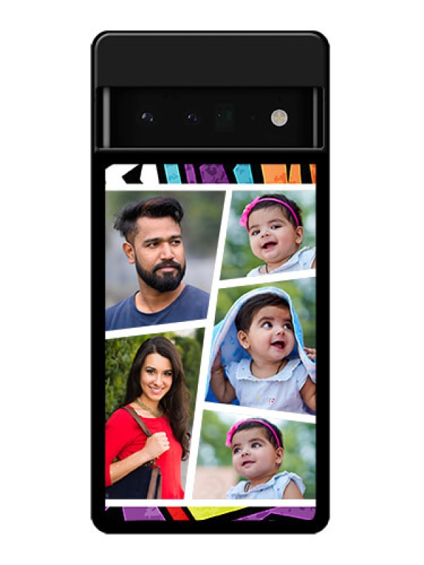 Custom Google Pixel 6 Pro 5G Custom Glass Phone Case - Graffiti Pattern Design