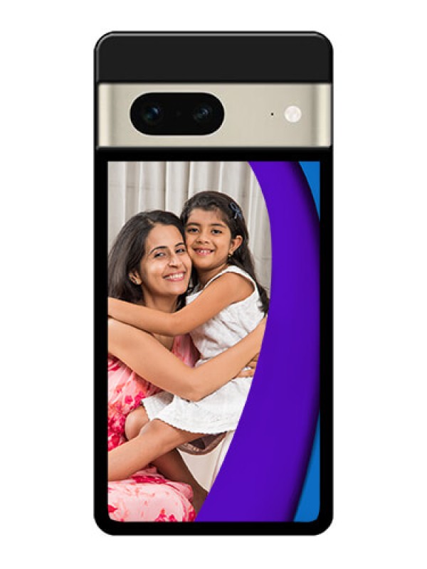 Custom Google Pixel 7 5G Custom Glass Phone Case - Simple Pattern Design