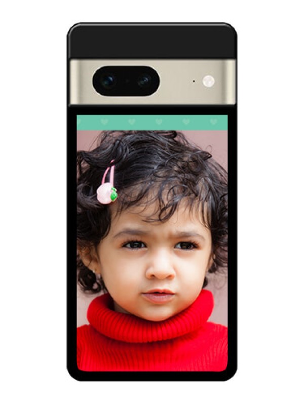 Custom Google Pixel 7 5G Custom Glass Phone Case - Lovers Picture Design