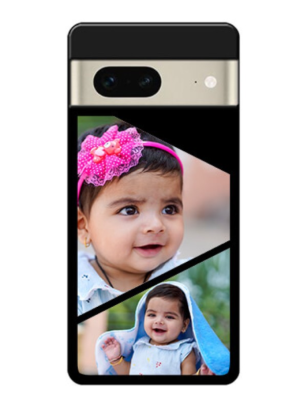 Custom Google Pixel 7 5G Custom Glass Phone Case - Semi Cut Design