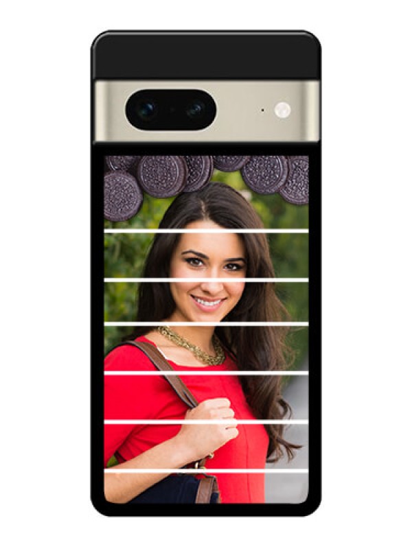 Custom Google Pixel 7 5G Custom Glass Phone Case - With Oreo Biscuit Design