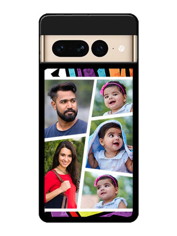 Custom Google Pixel 7 Pro 5G Custom Glass Phone Case - Graffiti Pattern Design