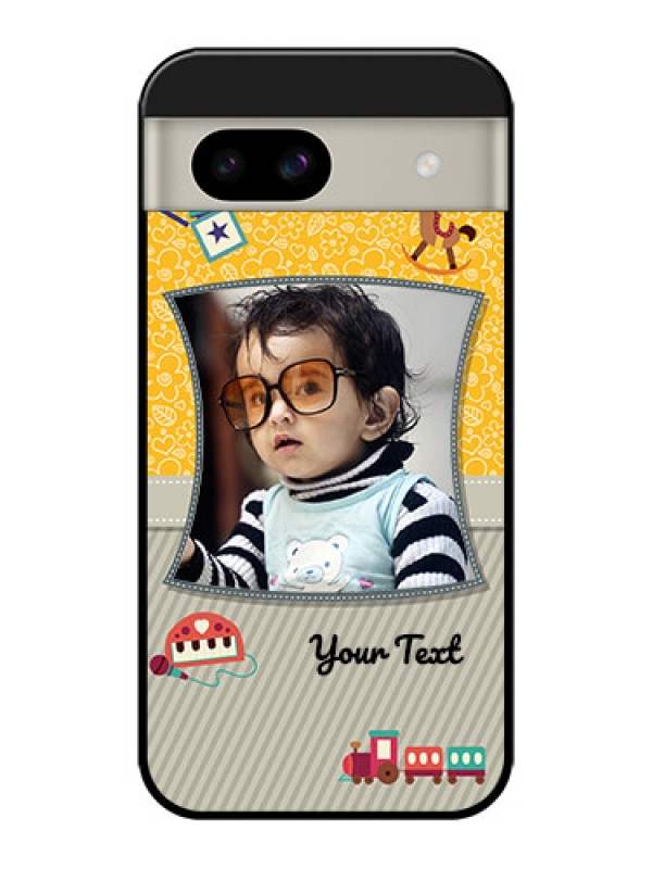 Custom Google Pixel 8A 5G Custom Glass Phone Case - Baby Picture Upload Design