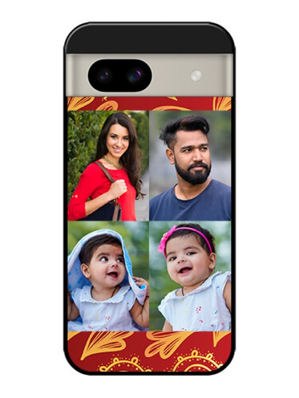 Custom Google Pixel 8A 5G Custom Glass Phone Case - 4 Image Traditional Design