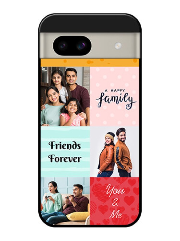 Custom Google Pixel 8A 5G Custom Glass Phone Case - Images With Quotes Design