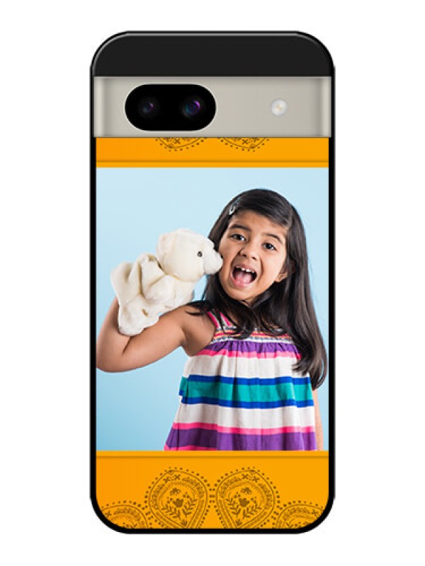 Custom Google Pixel 8A 5G Custom Glass Phone Case - Photo Wedding Design