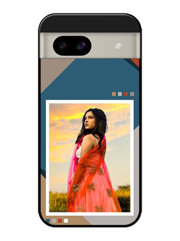 Custom Google Pixel 8A 5G Custom Glass Phone Case - Retro Color Pallet Design