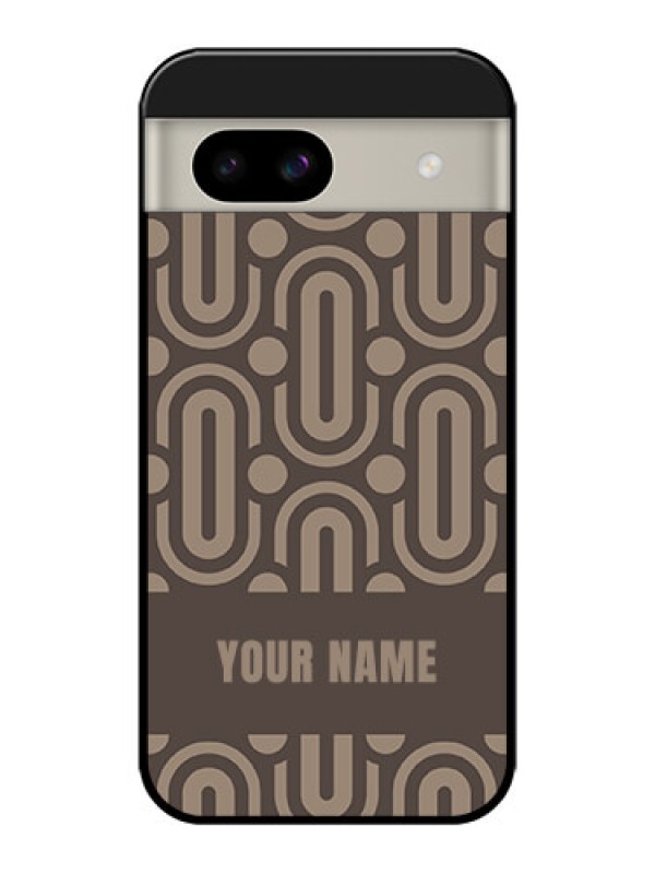 Custom Google Pixel 8A 5G Custom Glass Phone Case - Captivating Zero Pattern Design