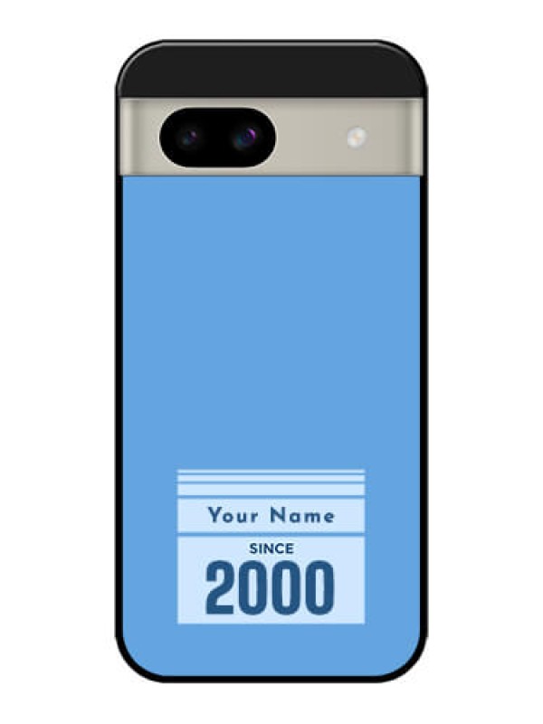 Custom Google Pixel 8A 5G Custom Glass Phone Case - Custom Year Of Birth Design