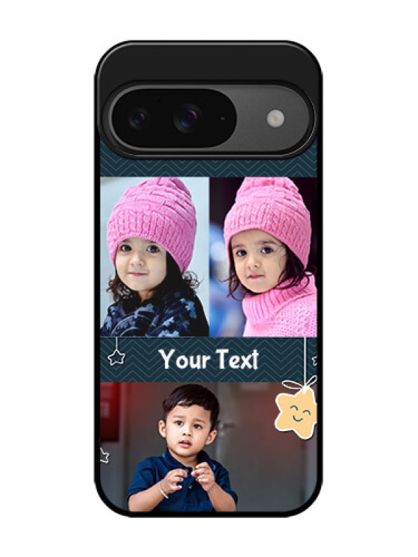 Custom Google Pixel 9 5G Custom Glass Phone Case - Hanging Stars Design
