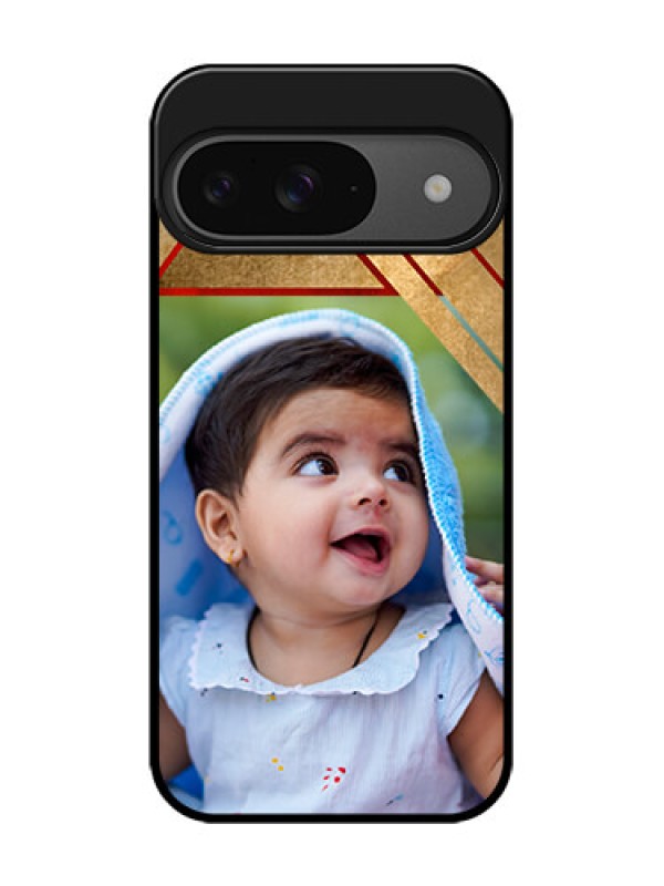 Custom Google Pixel 9 5G Custom Glass Phone Case - Gradient Abstract Texture Design