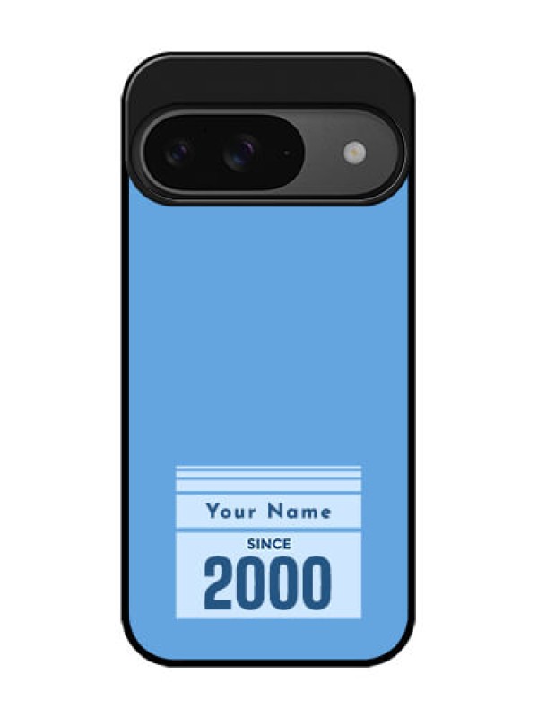Custom Google Pixel 9 5G Custom Glass Phone Case - Custom Year Of Birth Design