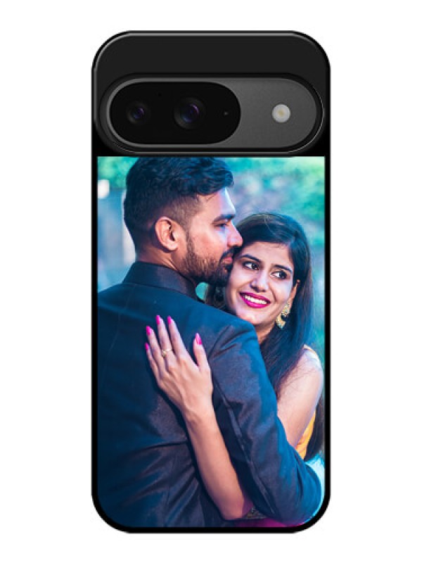 Custom Google Pixel 9 5G Custom Glass Phone Case - Upload Full Picture With Custom Color Design