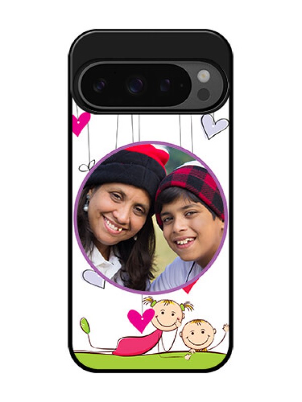 Custom Google Pixel 9 Pro 5G Custom Glass Phone Case - Cute Kids Phone Case Design