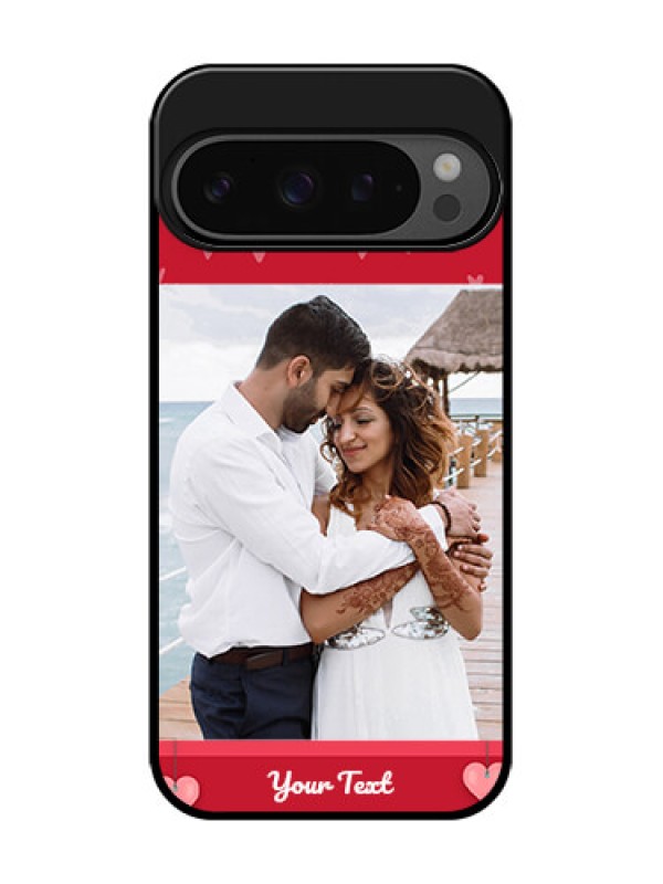 Custom Google Pixel 9 Pro 5G Custom Glass Phone Case - Valentines Day Design