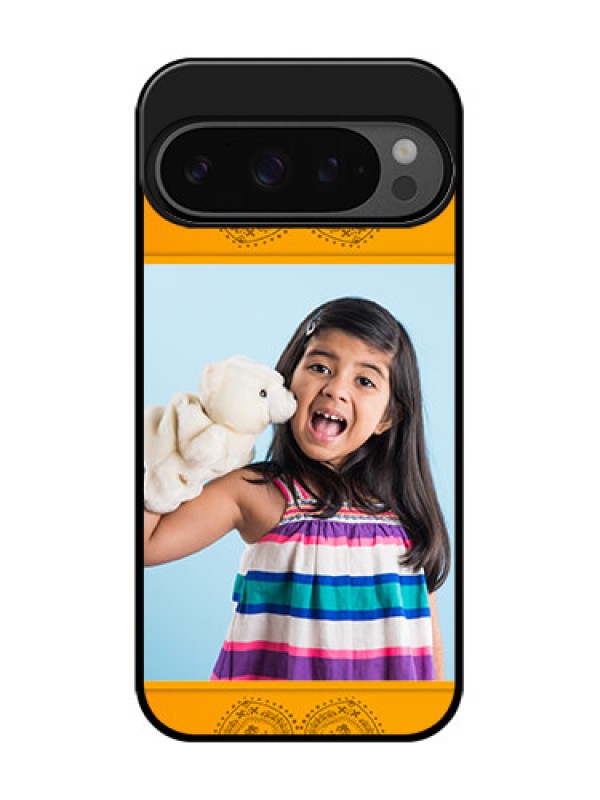 Custom Google Pixel 9 Pro 5G Custom Glass Phone Case - Photo Wedding Design