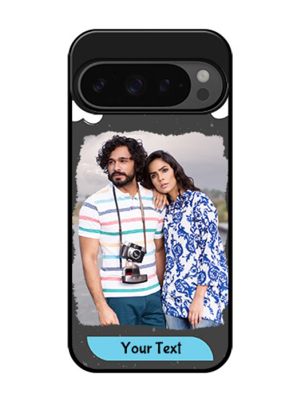 Custom Google Pixel 9 Pro 5G Custom Glass Phone Case - Splashes With Love Doodles Design