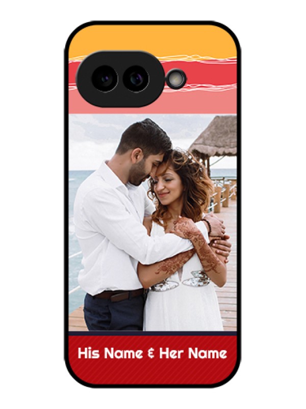 Custom Pixel 9A 5G Custom Glass Phone Case - Colorful Case Design