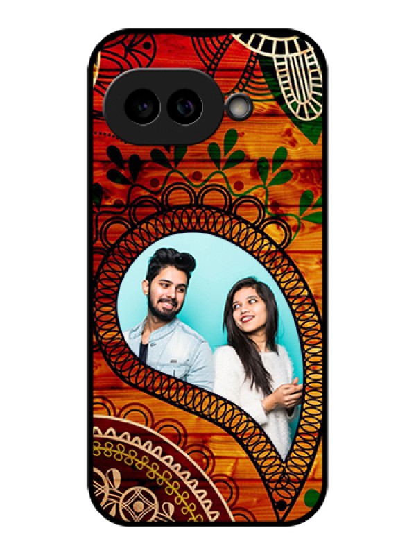 Custom Pixel 9A 5G Custom Glass Phone Case - Abstract Colorful Design