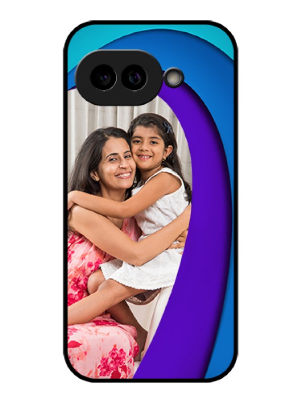 Custom Pixel 9A 5G Custom Glass Phone Case - Simple Pattern Design