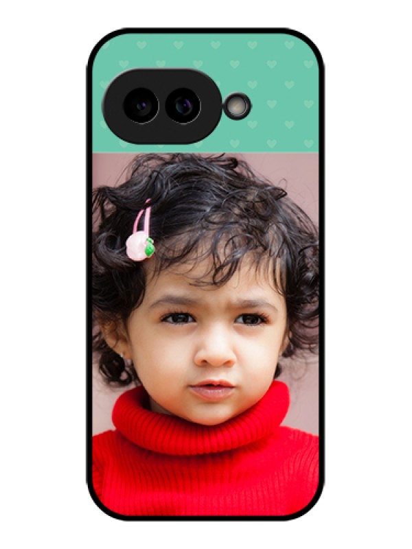 Custom Pixel 9A 5G Custom Glass Phone Case - Lovers Picture Design