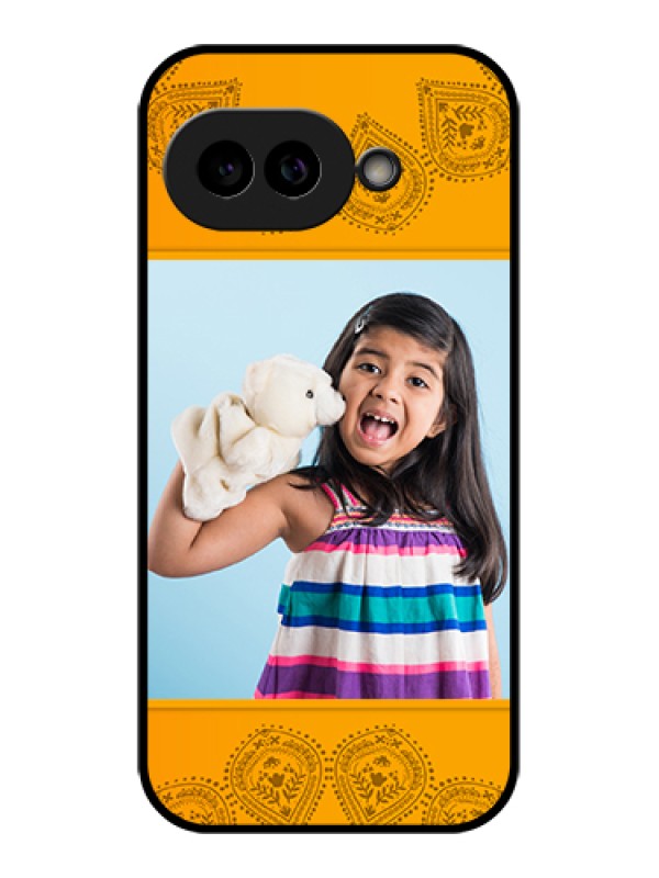 Custom Pixel 9A 5G Custom Glass Phone Case - Photo Wedding Design