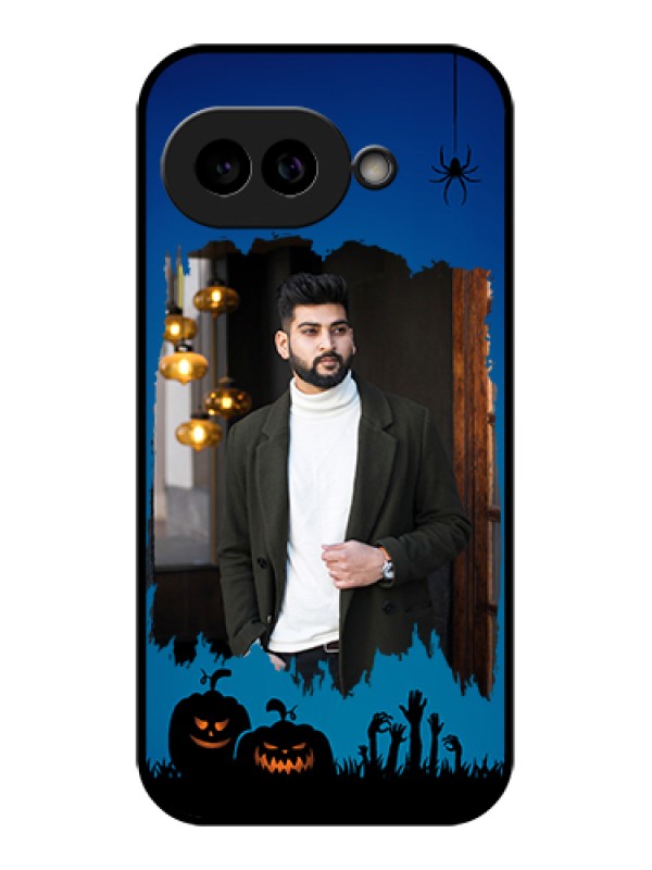 Custom Pixel 9A 5G Custom Glass Phone Case - With Pro Halloween Design