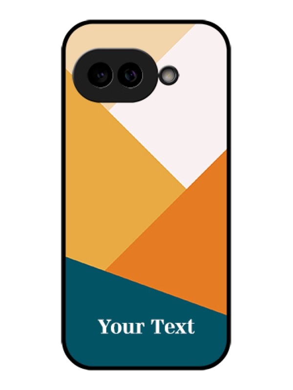 Custom Pixel 9A 5G Custom Glass Phone Case - Stacked Multi - Colour Design