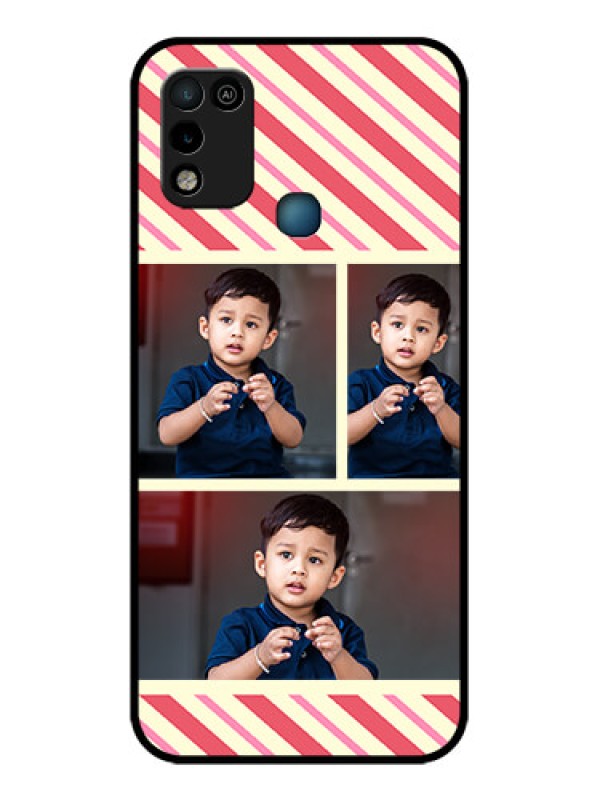 Custom Infinix Hot 10 Play Personalized Glass Phone Case - Picture Upload Mobile Case Design