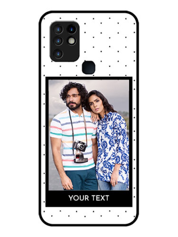 Custom Infinix Hot 10 Photo Printing on Glass Case - Premium Design